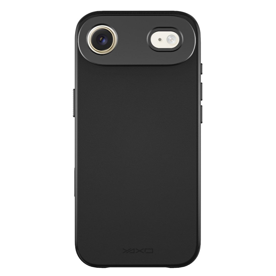 YAXO Etui na telefon Leather Gear Slim Case MagSafe iPhone 17 Air Dusty Black