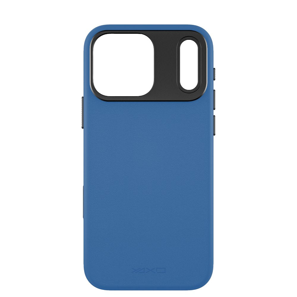 YAXO Etui na telefon Leather Gear Slim Case MagSafe iPhone 17 Pro Electric Blue