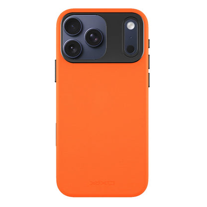 YAXO Etui na telefon Leather Gear Slim Case MagSafe iPhone 17 Pro Max Magma Orange