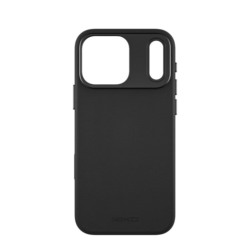 YAXO Etui na telefon Leather Gear Slim Case MagSafe iPhone 17 Pro Dusty Black