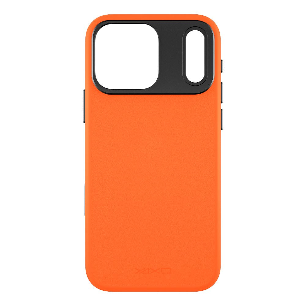 YAXO Etui na telefon Leather Gear Slim Case MagSafe iPhone 17 Pro Max Magma Orange