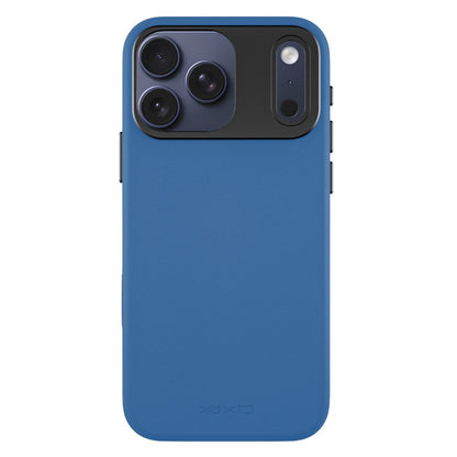 YAXO Etui na telefon Leather Gear Slim Case MagSafe iPhone 17 Pro Max Electric Blue