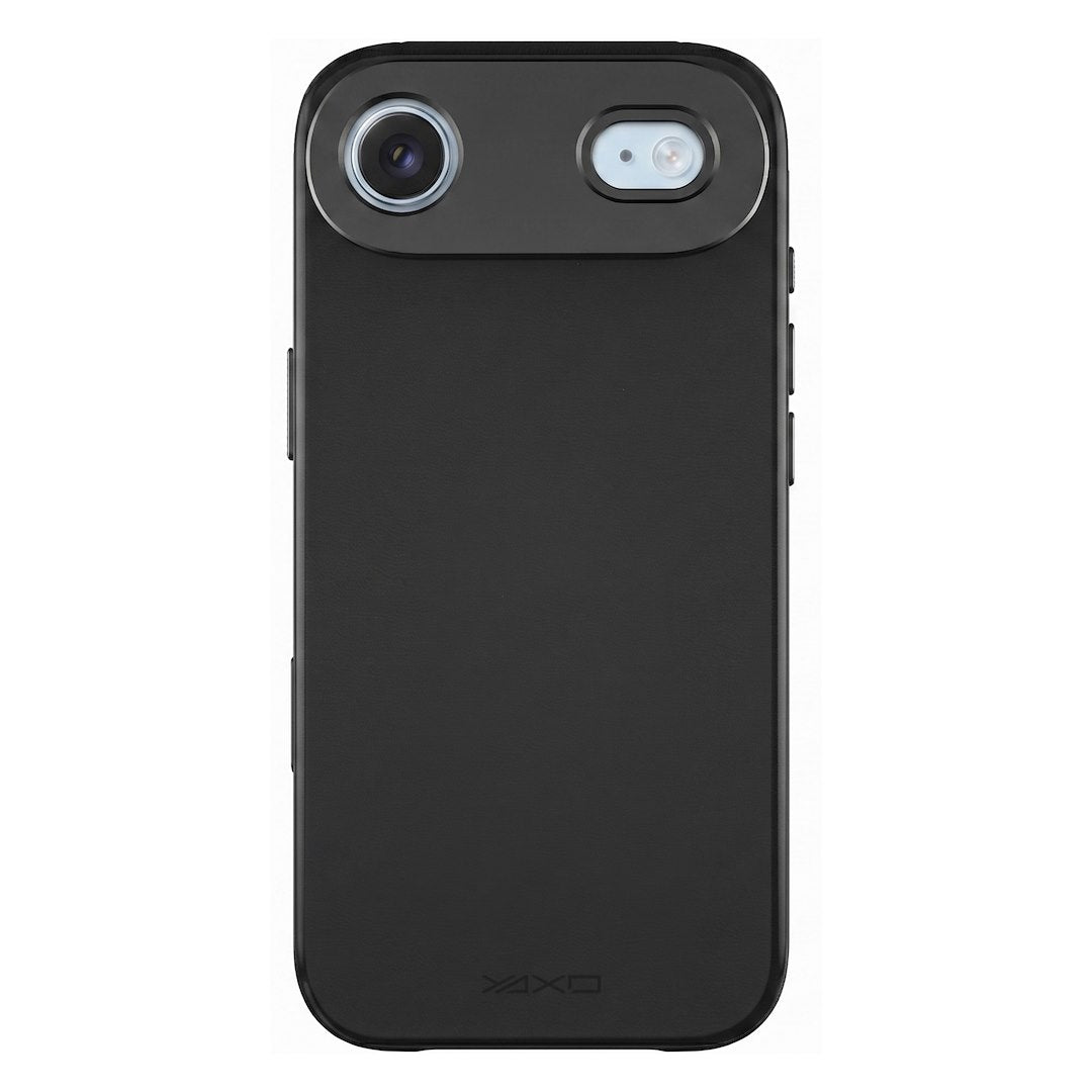 YAXO Etui na telefon Leather Gear Slim Case MagSafe iPhone 17 Air Dusty Black