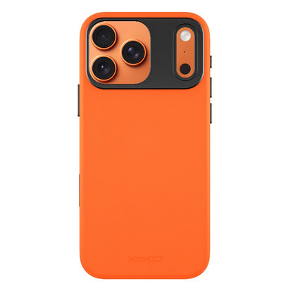 YAXO Etui na telefon Leather Gear Slim Case MagSafe iPhone 17 Pro Magma Orange