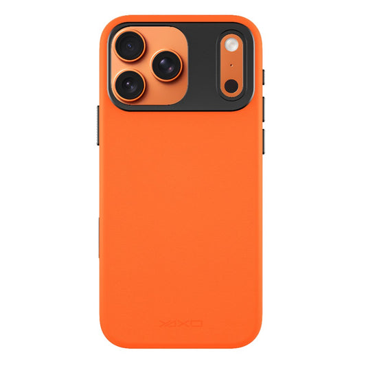 YAXO Etui na telefon Leather Gear Slim Case MagSafe iPhone 17 Pro Magma Orange