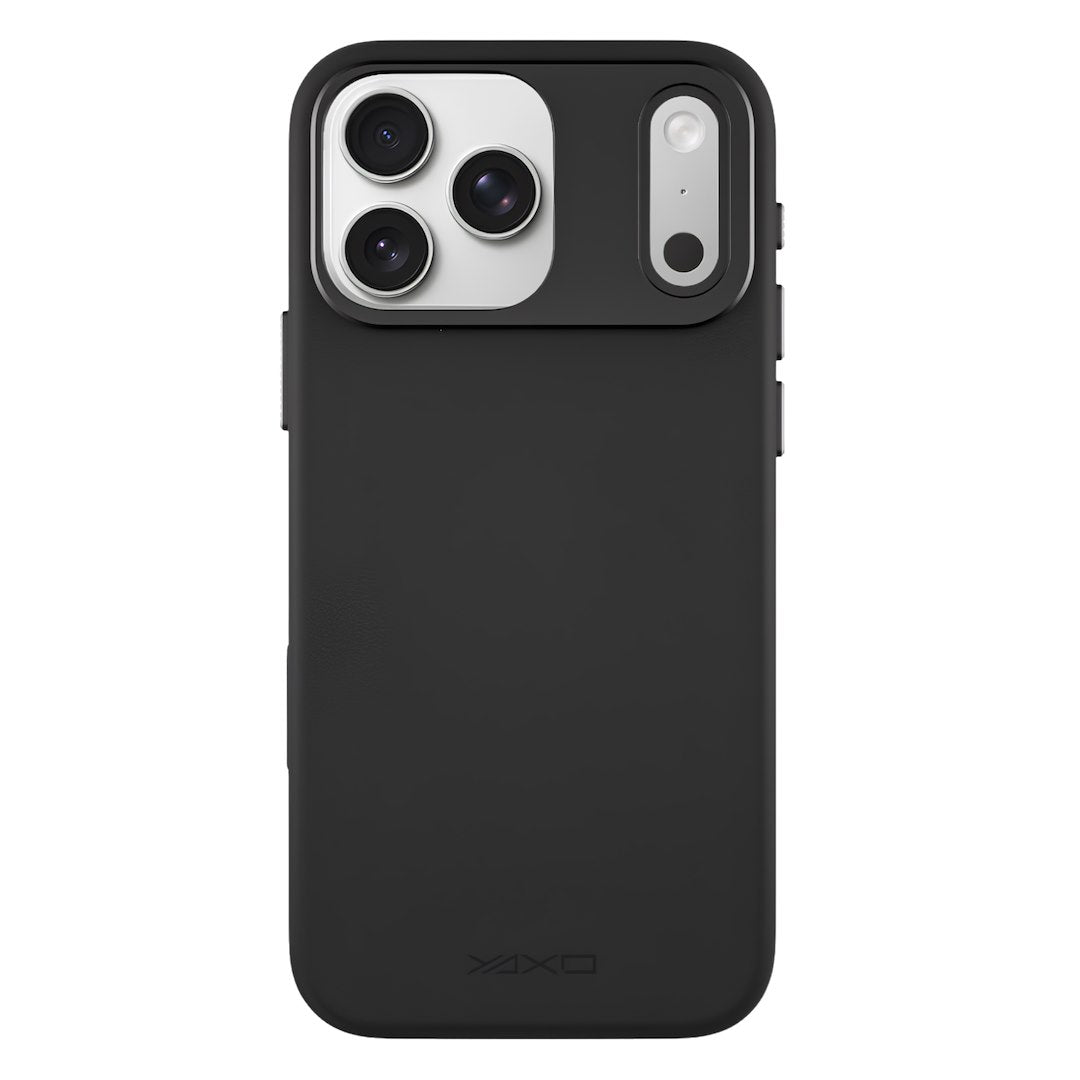 YAXO Etui na telefon Leather Gear Slim Case MagSafe iPhone 17 Pro Max Dusty Black