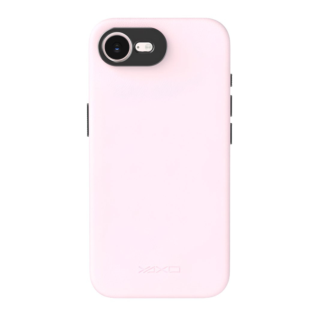 YAXO Etui na telefon Leather Gear Slim Case MagSafe iPhone 17e Glamure Pink - Cool Edition