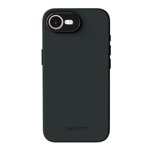 YAXO Etui na telefon Leather Gear Slim Case MagSafe iPhone 17e Dusty Black