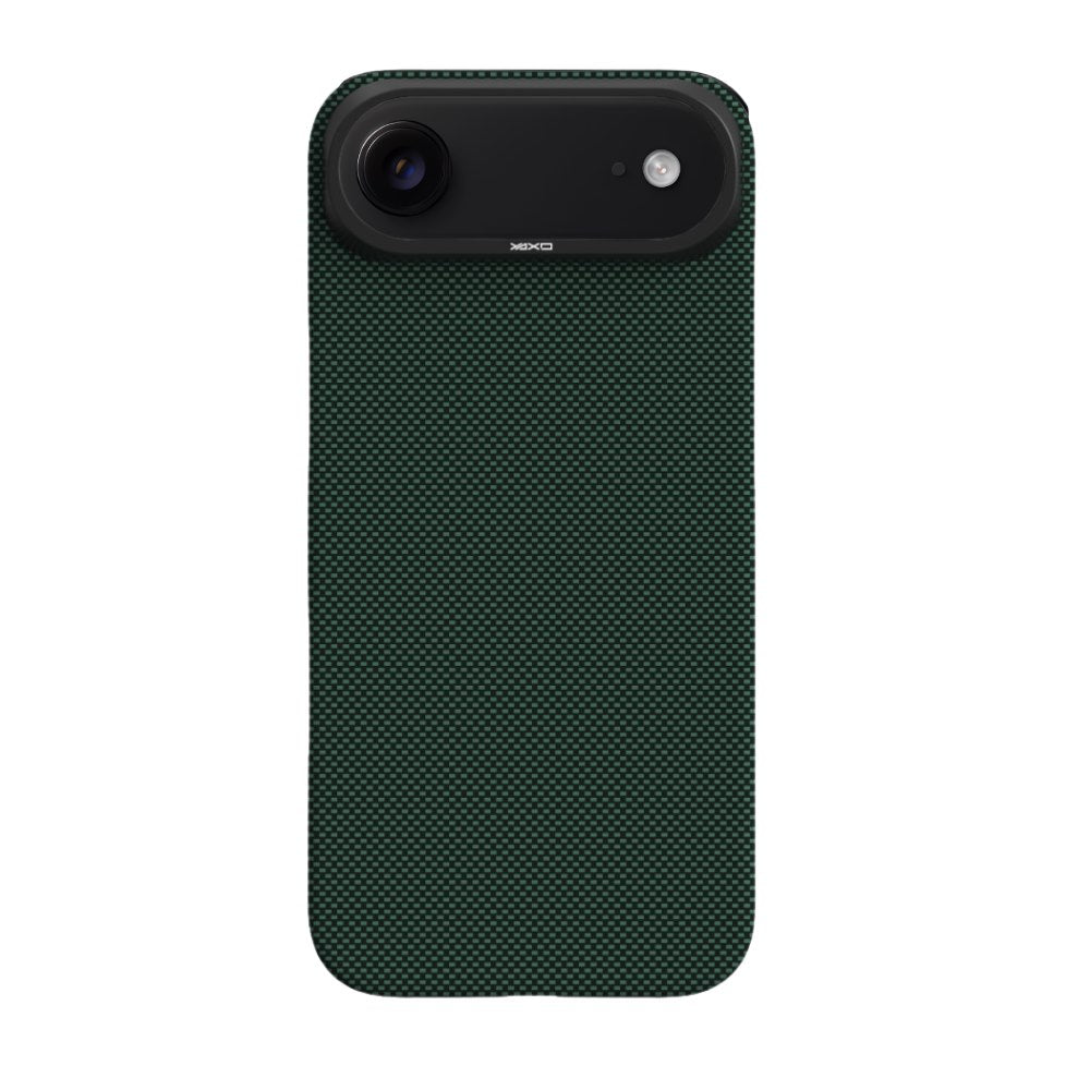 YAXO Etui na telefon Aramid Fiber Ultra Slim Case MagSafe iPhone 17 Air Tropic Green