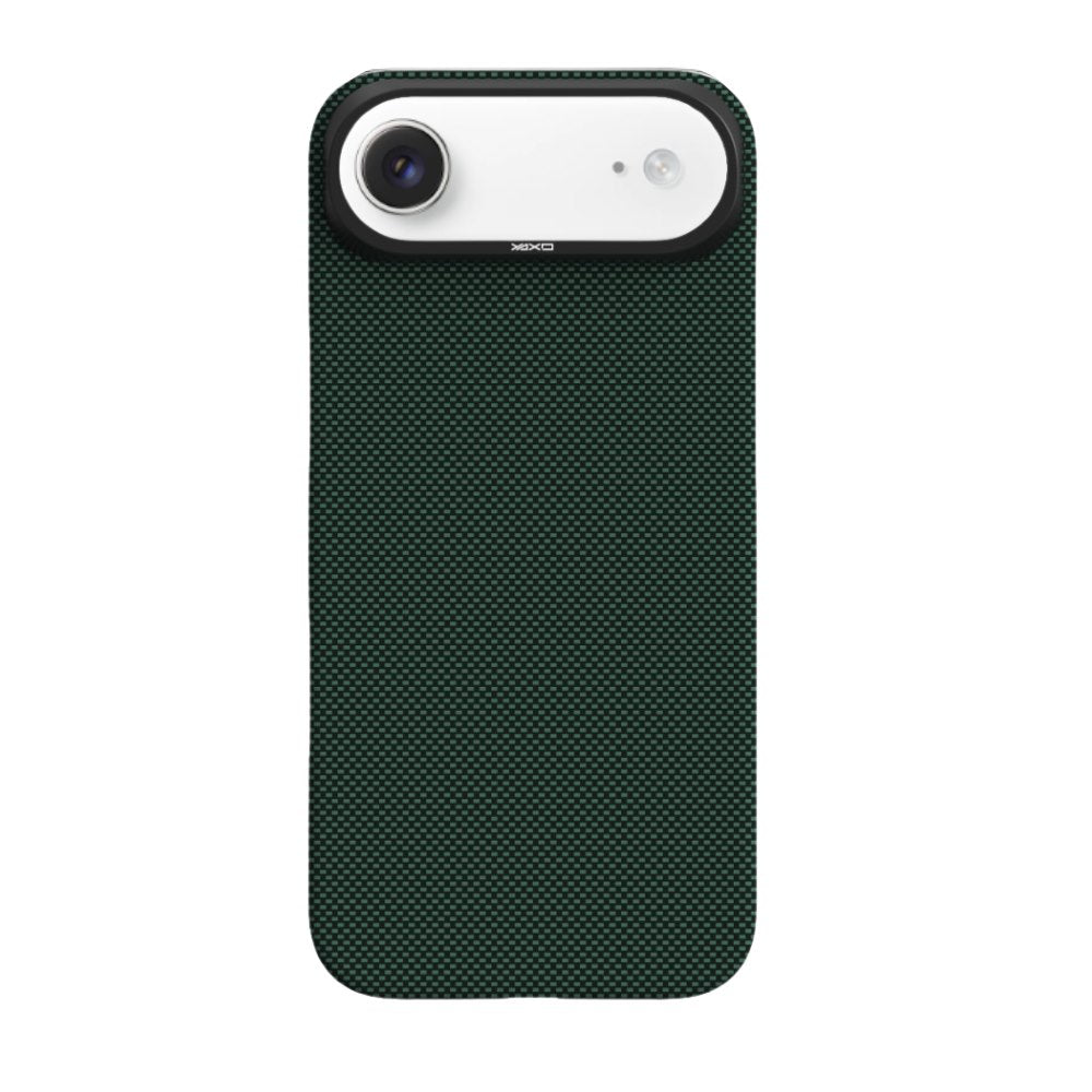 YAXO Etui na telefon Aramid Fiber Ultra Slim Case MagSafe iPhone 17 Air Tropic Green