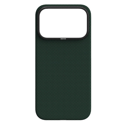 YAXO Etui na telefon Aramid Fiber Ultra Slim Case MagSafe iPhone 17 Pro Max Tropic Green