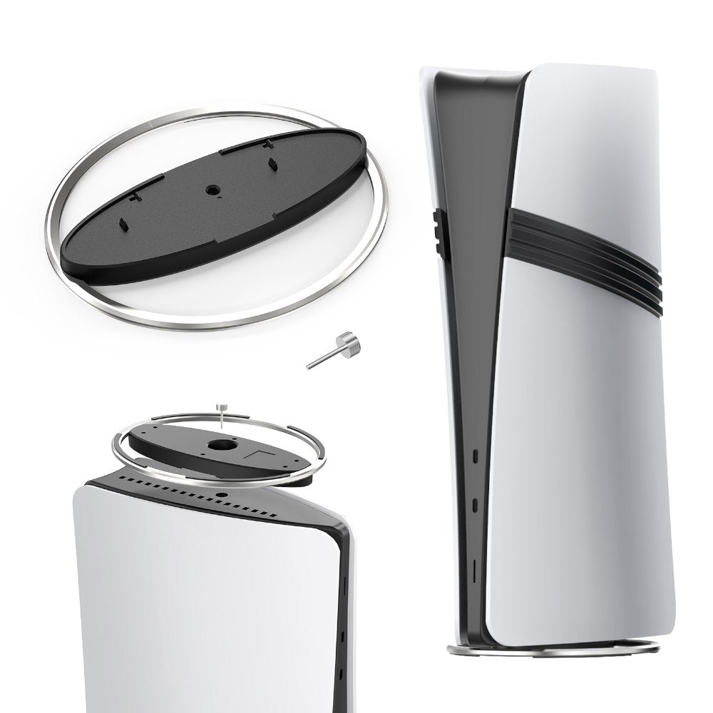 YAXO Podstawka THUNDER IMPACT do PS5/PS5 Slim/PS5 Pro Pure Silver