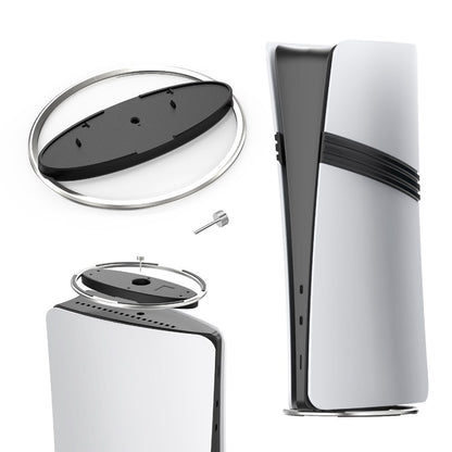 YAXO Podstawka THUNDER IMPACT do PS5/PS5 Slim/PS5 Pro Pure Silver