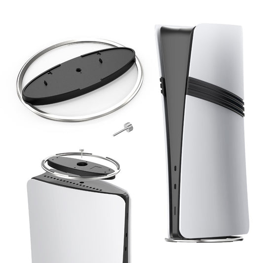 YAXO THUNDER IMPACT Stand for PS5/PS5 Slim/PS5 Pro Pure Silver