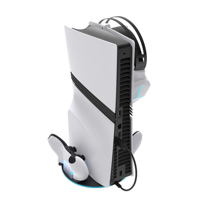 YAXO Podstawka ładująca CYCLONE RAMP NE do PS5/PS5 Slim/PS5 Pro Techno Black