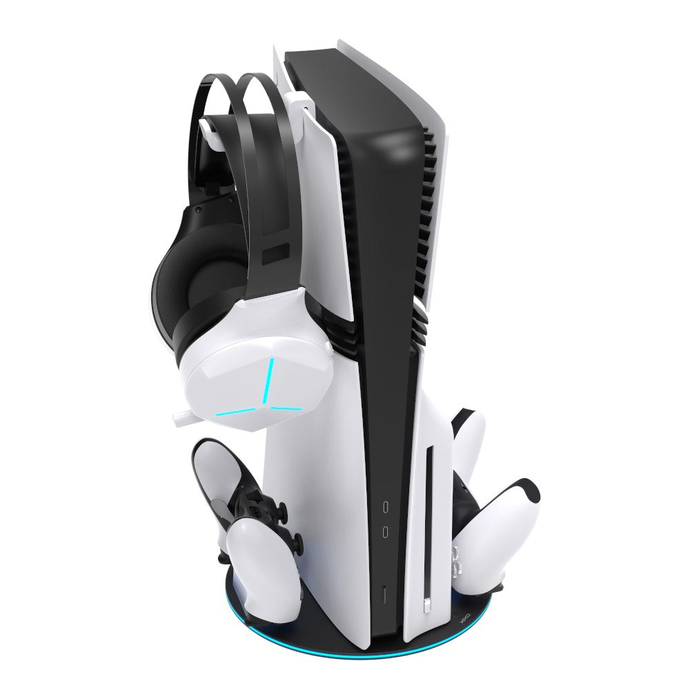 YAXO Podstawka ładująca CYCLONE RAMP NE do PS5/PS5 Slim/PS5 Pro Techno Black