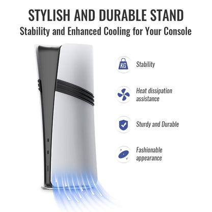 YAXO Podstawka THUNDER IMPACT do PS5/PS5 Slim/PS5 Pro Pure Silver
