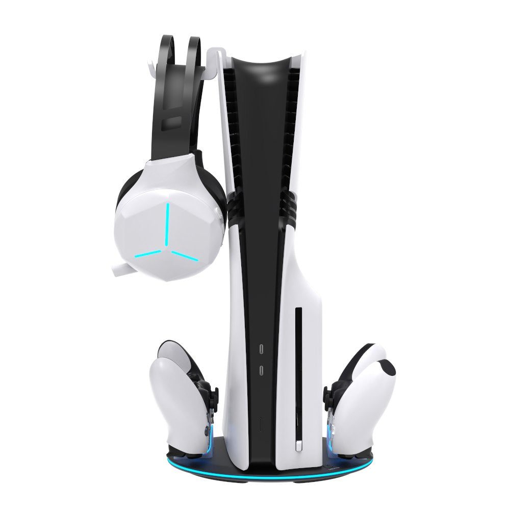 YAXO Podstawka ładująca CYCLONE RAMP NE do PS5/PS5 Slim/PS5 Pro Techno Black