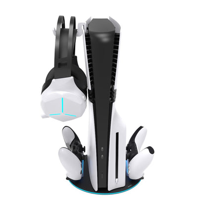 YAXO Podstawka ładująca CYCLONE RAMP NE do PS5/PS5 Slim/PS5 Pro Techno Black