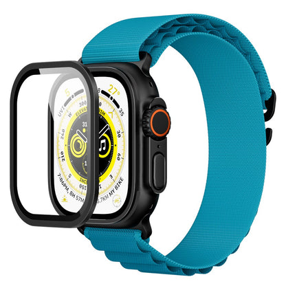 YAXO Szkło ochronne na ekran AR Superhard Armor Glass Apple Watch Ultra 1/2/3 black frame
