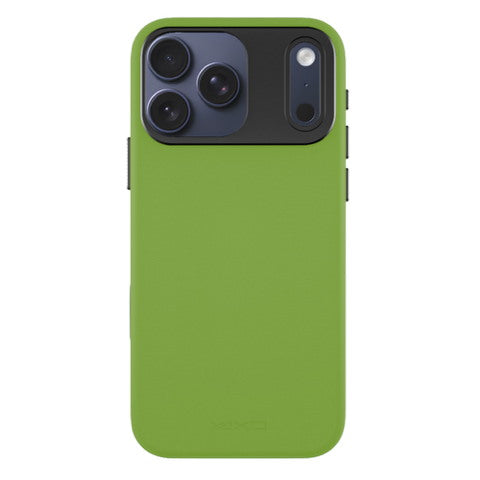 YAXO Etui na telefon Leather Gear Slim Case MagSafe iPhone 17 Pro Tropic Green